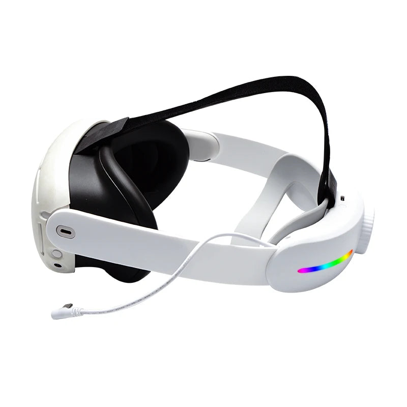 Sangle de tête avec Batterie 4000mAH pour casque VR Meta Oculus Quest 3 VR