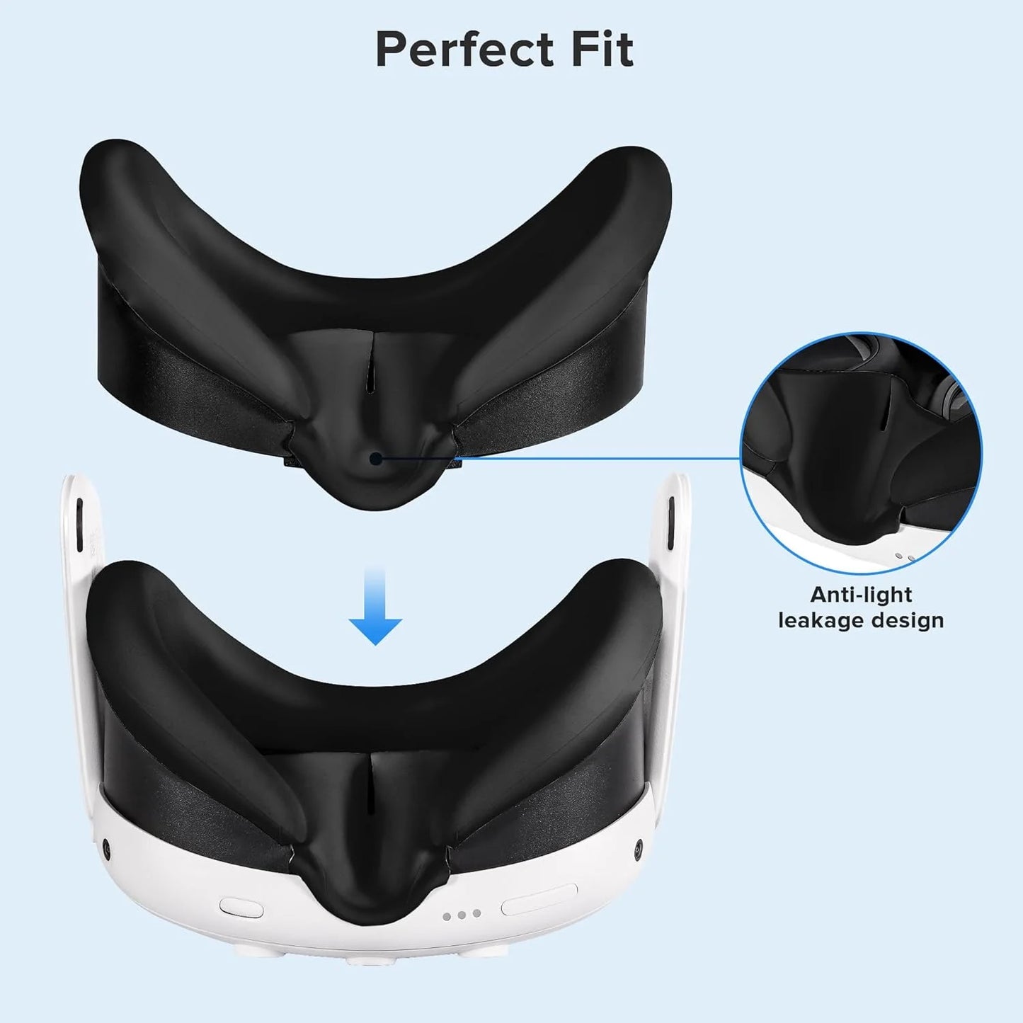 Kit d'accessoires pour casque VR Meta Quest 3