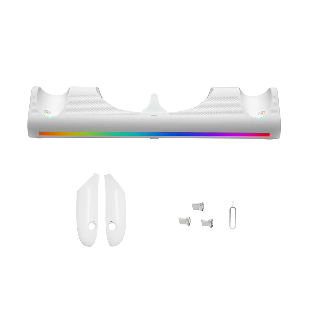 Base de recharge rapide pour casque VR Meta Quest 3/3S et accesoires , avec led de contrôle
