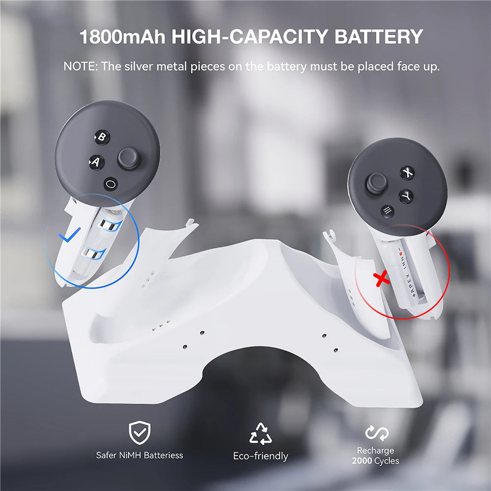 Dock de recharge pour joystick Meta Quest 3 / 3S