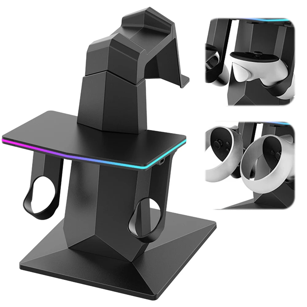 Support moderne design , pour Casque VR Meta Quest 3S et ses joysticks