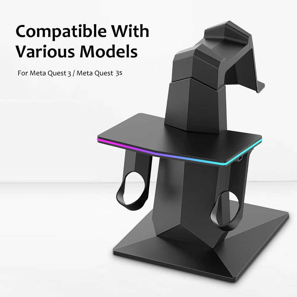 Support moderne design , pour Casque VR Meta Quest 3S et ses joysticks
