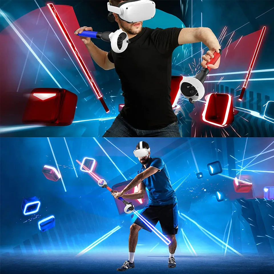 Poignées extensibles pour jeu de Golf et tennis pour controleur Oculus Quest 2