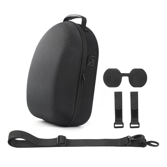 Etui de rangement et de transport antichoc EVA pour casque VR , avec bandoulière .