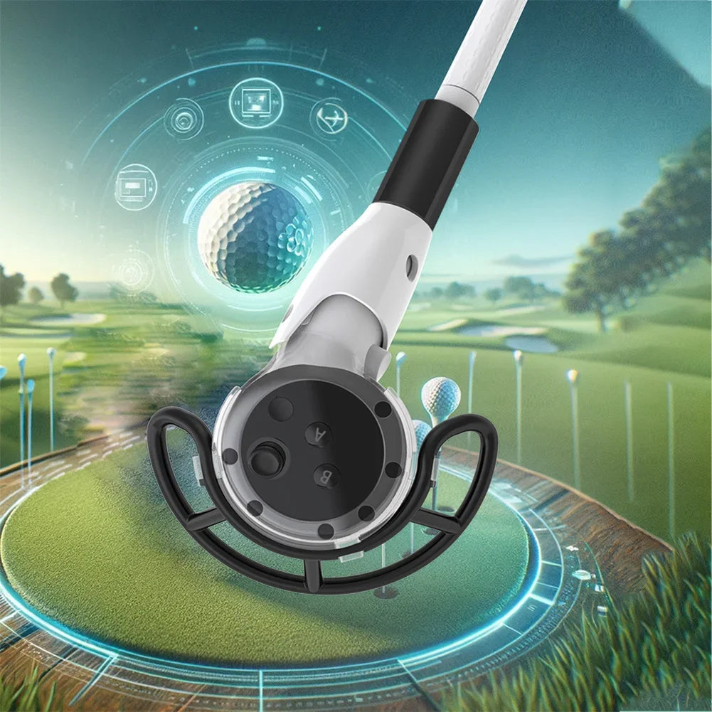 Golfing Game Extension Adapter Non-Slip VR Golf Club Handle Attachment Anti-collision for Meta/Oculus Quest 3 for Oculus Quest 3