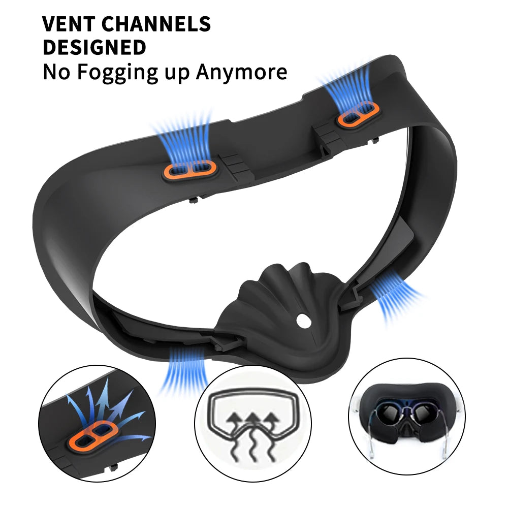 Support mousse de remplacement pour casque VR Meta Quest 3