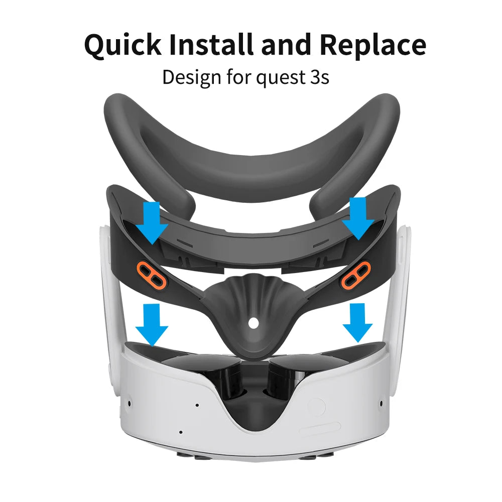 Support mousse de remplacement pour casque VR Meta Quest 3
