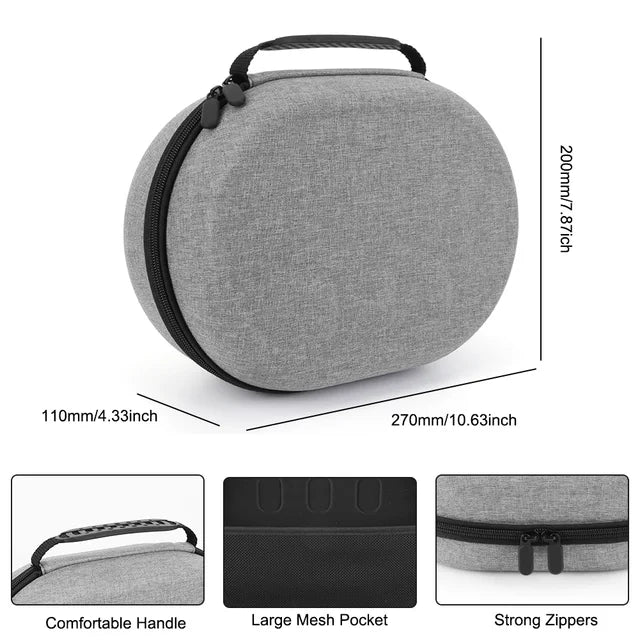 Portable Case For Meta Quest 3 Travel Carrying Case VR Larger Capacity Storage Bag For Quest 3 Protective EVA Bag VR Accessories