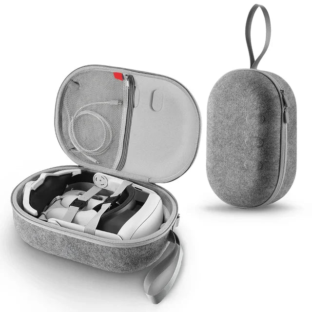 Portable Case For Meta Quest 3 Travel Carrying Case VR Larger Capacity Storage Bag For Quest 3 Protective EVA Bag VR Accessories