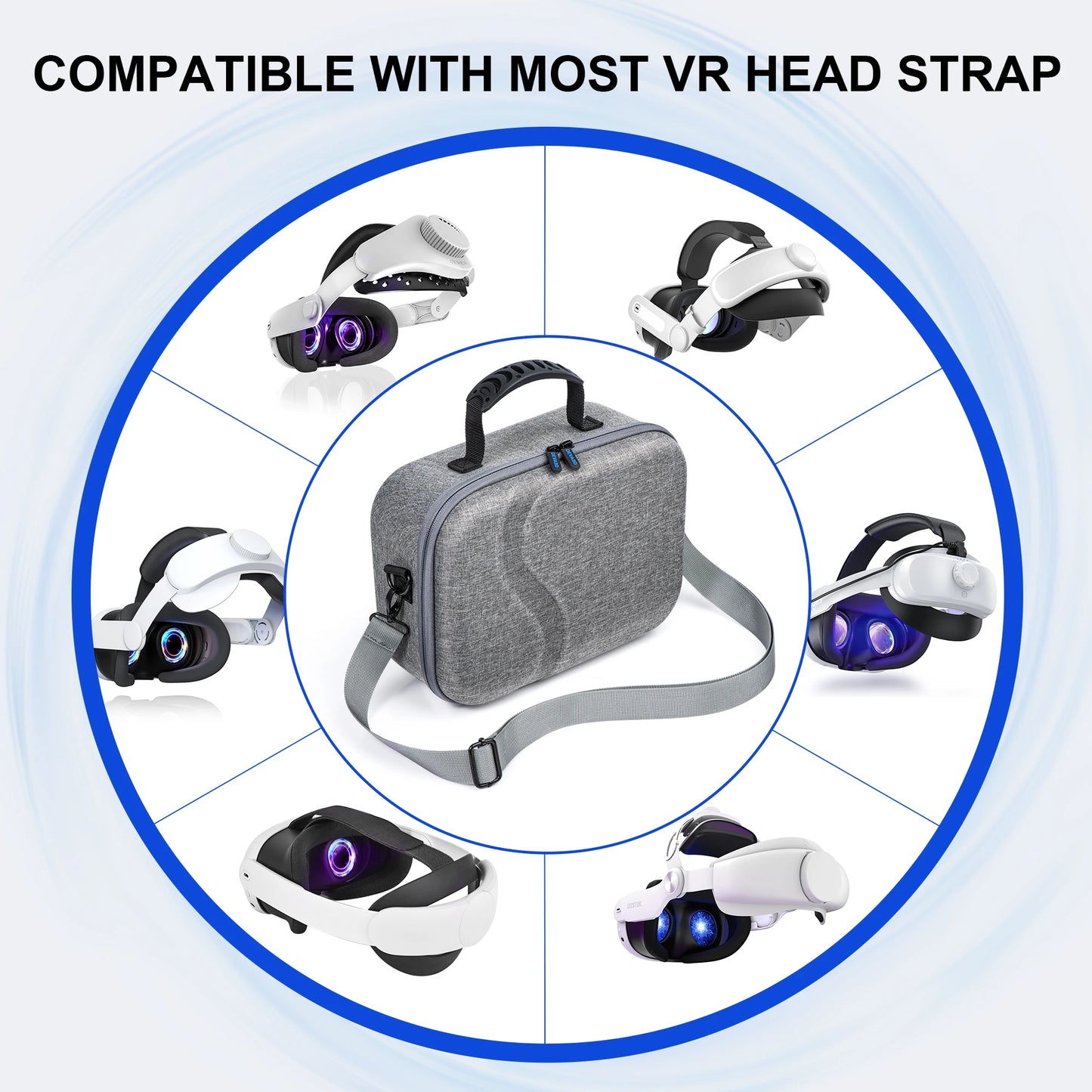 Sac de rangement et de transport pour casque vr Meta quest 3 / 3S