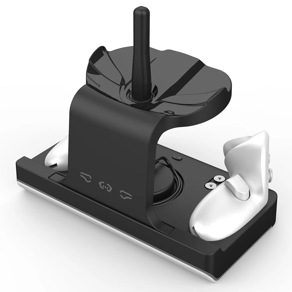 Dock de recharge pour casque VR Meta Quest 3, avec emplacements de recharge pour accessoires