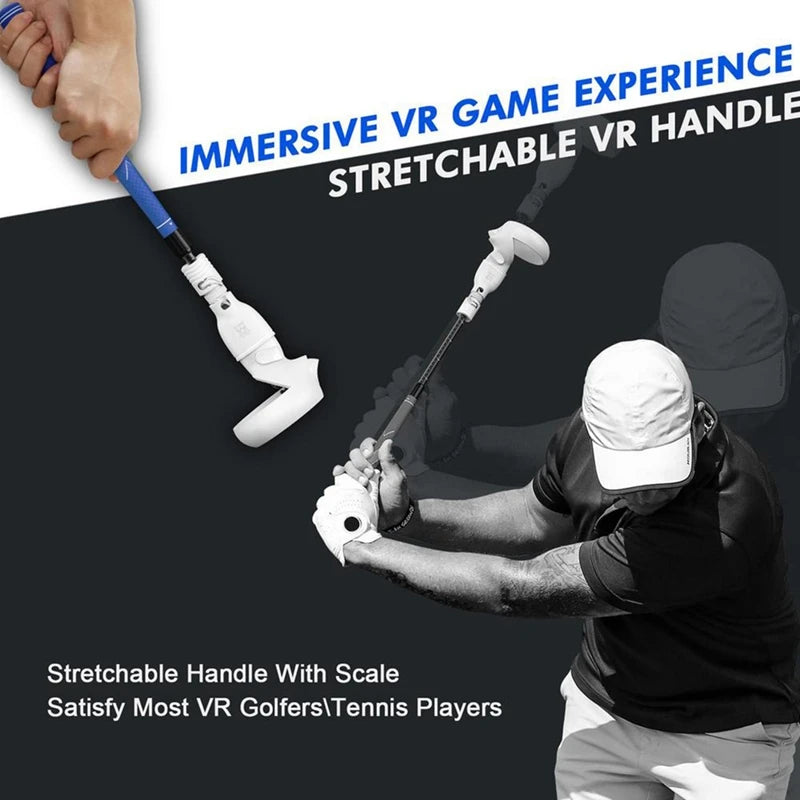 Club de Golf VR , adaptables avec emplacement pour les controles pour oculus quest 2 et 3