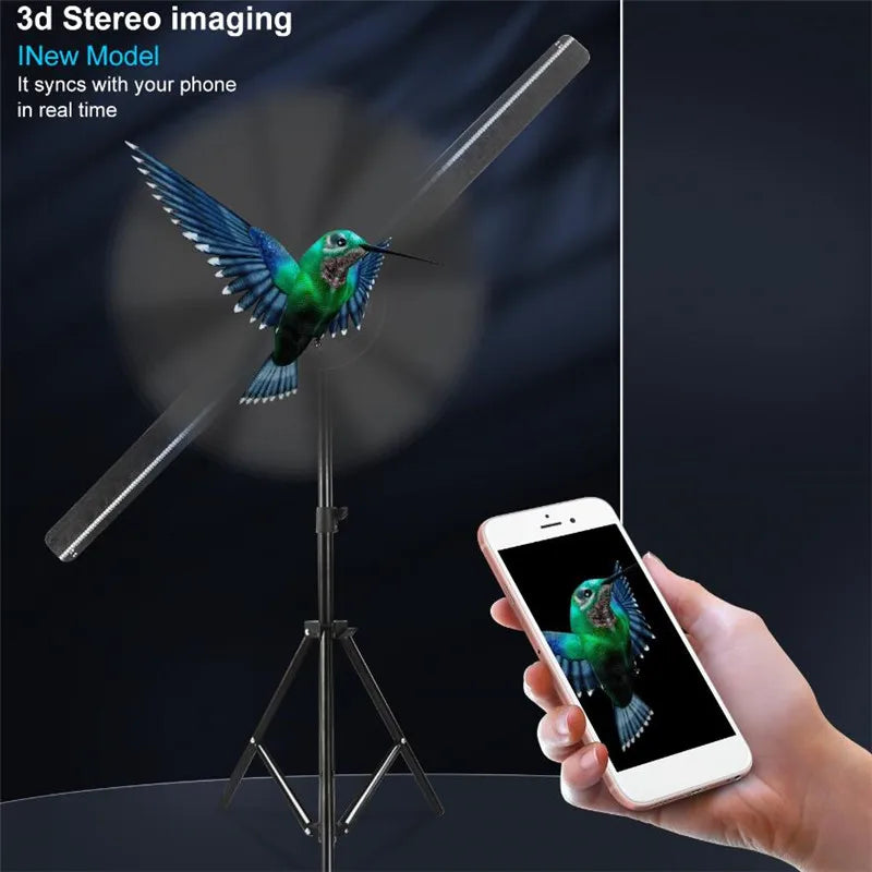 PROJECTEUR HOLOGRAPHIQUE 3D WIFI A LED