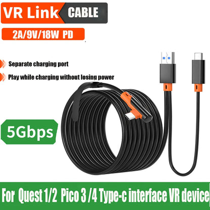Cable de transfert , liaison et de recharge 5Gbps USB3.0 ou Type-C