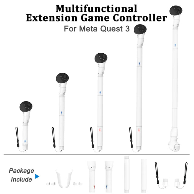 Extension de contrôleur pour casque VR Meta Quest 3/3S/2