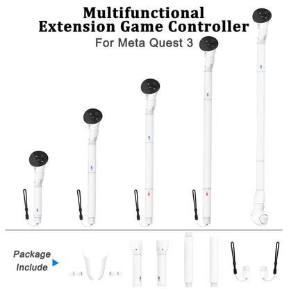 Extension de contrôleur pour casque VR Meta Quest 3/3S/2