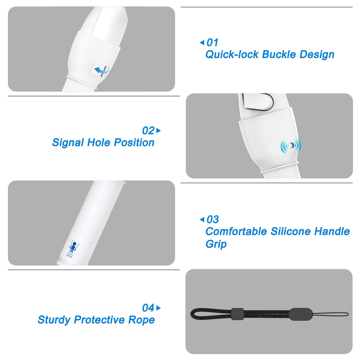 Extension de contrôleur pour casque VR Meta Quest 3/3S/2