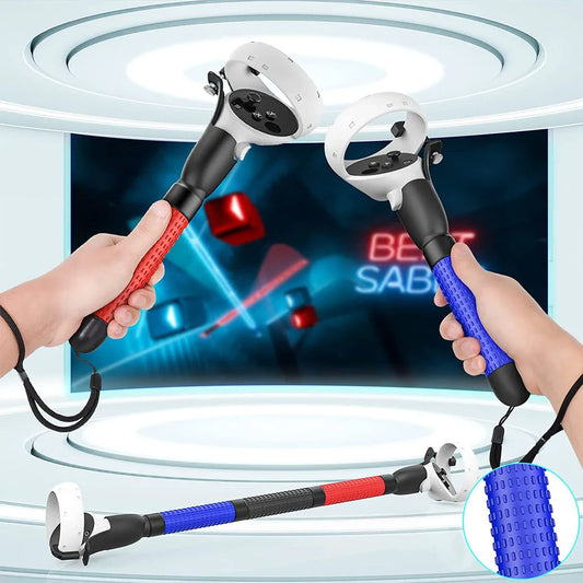Poignées extensibles pour jeu de Golf et tennis pour controleur Oculus Quest 2