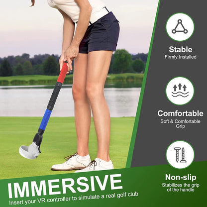 Poignées extensibles pour jeu de Golf et tennis pour controleur Oculus Quest 2