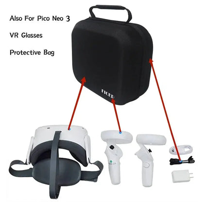Sac de rangement et de transport pour Meta Quest 3 / 3S / 2 / Pico 4
